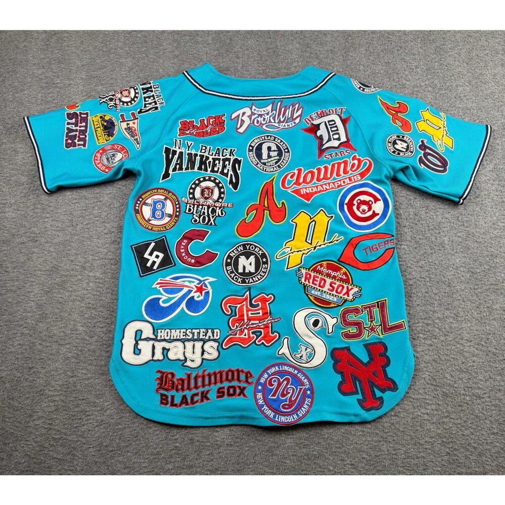 Headgear Classics Vintage Style Baseball Jersey with Team Logos Size XS - Picture 5 of 7